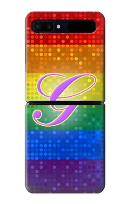 S2899 Rainbow LGBT Gay Pride Flag Hülle Schutzhülle Taschen für Samsung Galaxy Z Flip 5G