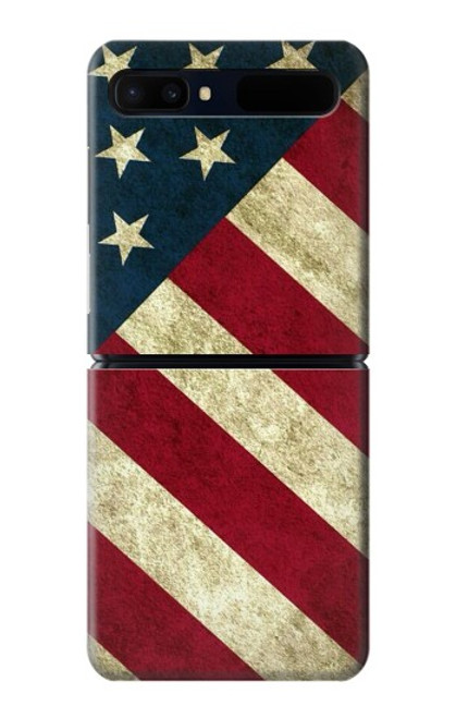 S3295 US National Flag Hülle Schutzhülle Taschen für Samsung Galaxy Z Flip 5G
