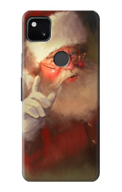 S1144 Xmas Santa Claus Hülle Schutzhülle Taschen für Google Pixel 4a