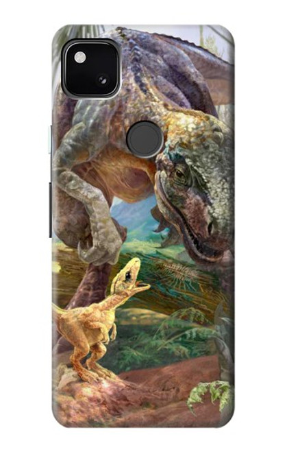 S1290 Dinosaurs T-Rex Hülle Schutzhülle Taschen für Google Pixel 4a
