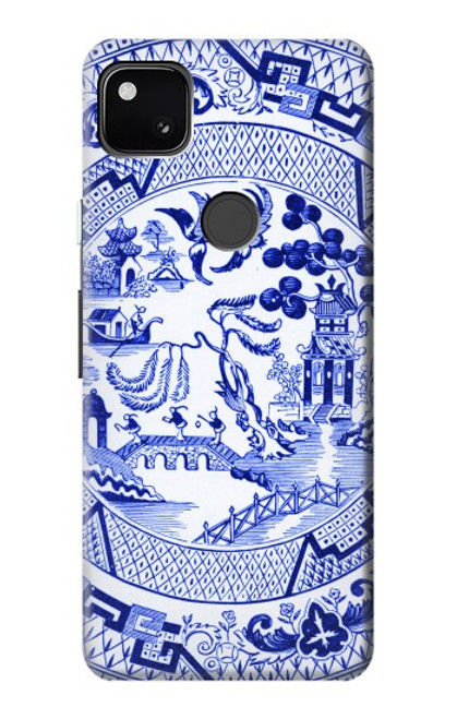 S2768 Willow Pattern Graphic Hülle Schutzhülle Taschen für Google Pixel 4a