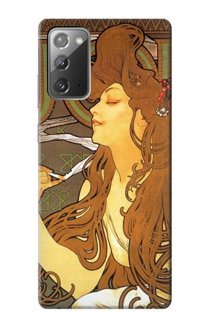 S0969 Alphonse Mucha Job Hülle Schutzhülle Taschen für Samsung Galaxy Note 20