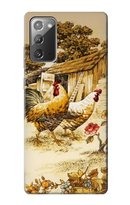 S2181 French Country Chicken Hülle Schutzhülle Taschen für Samsung Galaxy Note 20