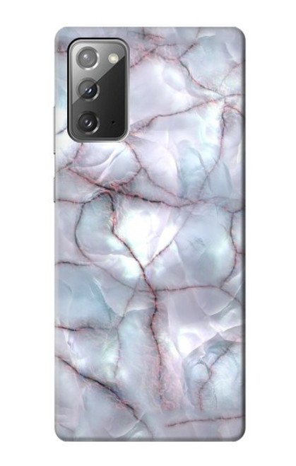 S2316 Dark Blue Marble Texture Graphic Print Hülle Schutzhülle Taschen für Samsung Galaxy Note 20