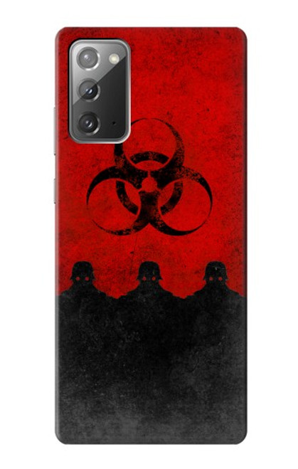 S2917 Biohazards Virus Red Alert Hülle Schutzhülle Taschen für Samsung Galaxy Note 20