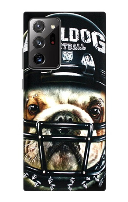 S0098 Bulldog American Football Hülle Schutzhülle Taschen für Samsung Galaxy Note 20 Ultra, Ultra 5G