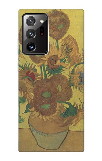 S0214 Van Gogh Vase Fifteen Sunflowers Hülle Schutzhülle Taschen für Samsung Galaxy Note 20 Ultra, Ultra 5G