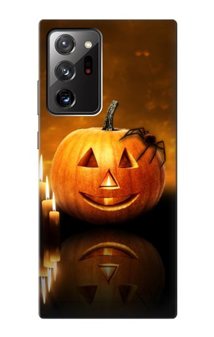 S1083 Pumpkin Spider Candles Halloween Hülle Schutzhülle Taschen für Samsung Galaxy Note 20 Ultra, Ultra 5G