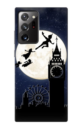 S3249 Peter Pan Fly Full Moon Night Hülle Schutzhülle Taschen für Samsung Galaxy Note 20 Ultra, Ultra 5G