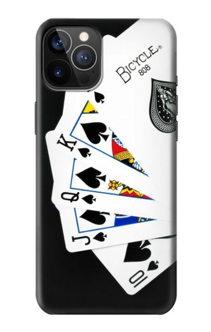 S1078 Poker Royal Straight Flush Hülle Schutzhülle Taschen für iPhone 12, iPhone 12 Pro
