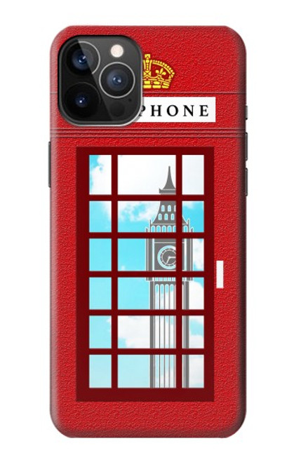 S2059 England British Telephone Box Minimalist Hülle Schutzhülle Taschen für iPhone 12, iPhone 12 Pro