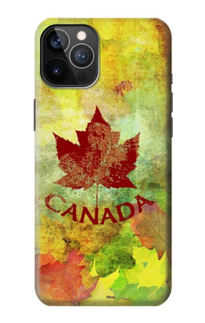 S2523 Canada Autumn Maple Leaf Hülle Schutzhülle Taschen für iPhone 12, iPhone 12 Pro