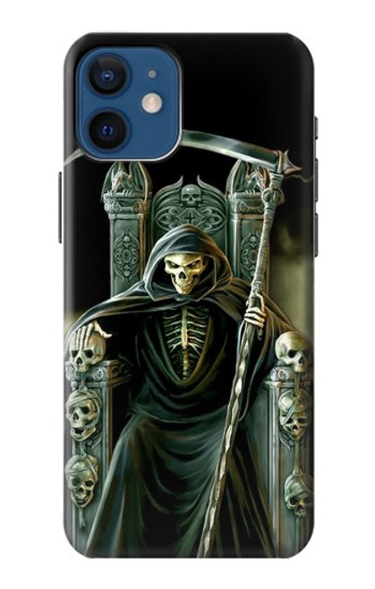 S1024 Grim Reaper Skeleton King Hülle Schutzhülle Taschen für iPhone 12 mini