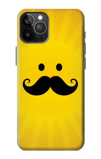 S1145 Yellow Mustache Sun Hülle Schutzhülle Taschen für iPhone 12 Pro Max