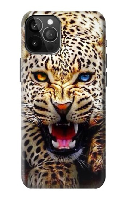 S1932 Blue Eyed Leopard Hülle Schutzhülle Taschen für iPhone 12 Pro Max
