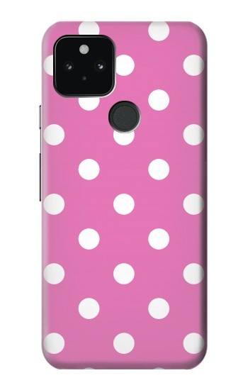 S2358 Pink Polka Dots Hülle Schutzhülle Taschen für Google Pixel 5