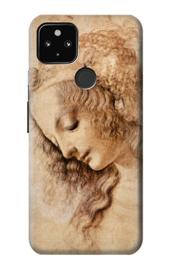 S1045 Leonardo da Vinci Woman's Head Hülle Schutzhülle Taschen für Google Pixel 4a 5G