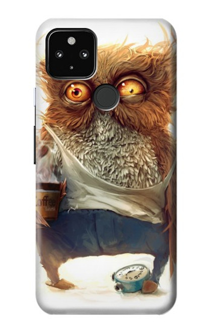 S1133 Wake up Owl Hülle Schutzhülle Taschen für Google Pixel 4a 5G