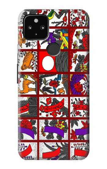 S1923 Hanafuda Japanese Flower Card Hülle Schutzhülle Taschen für Google Pixel 4a 5G
