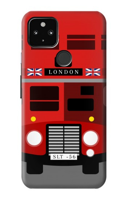S2058 England British Double Decker Bus Hülle Schutzhülle Taschen für Google Pixel 4a 5G