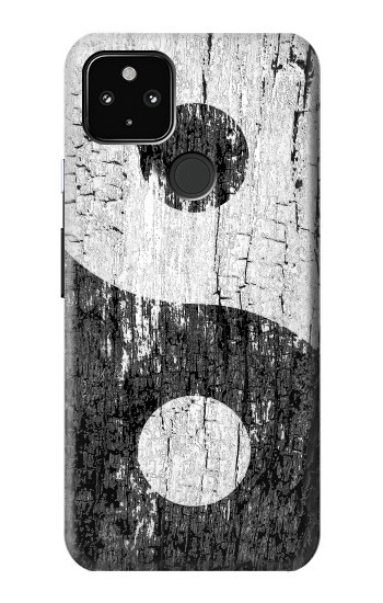 S2489 Yin Yang Wood Graphic Printed Hülle Schutzhülle Taschen für Google Pixel 4a 5G