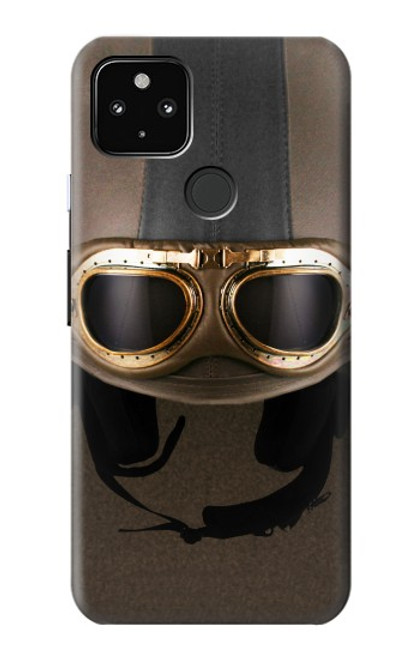 S2645 Vintage Brown Goggles Motorcycle Helmet Hülle Schutzhülle Taschen für Google Pixel 4a 5G