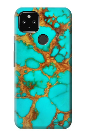 S2688 Aqua Copper Turquoise Gemstone Graphic Hülle Schutzhülle Taschen für Google Pixel 4a 5G