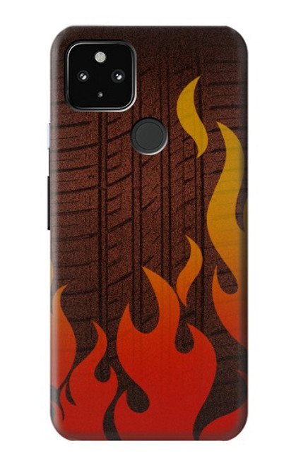 S2988 Rally Car Tire Fire Hülle Schutzhülle Taschen für Google Pixel 4a 5G