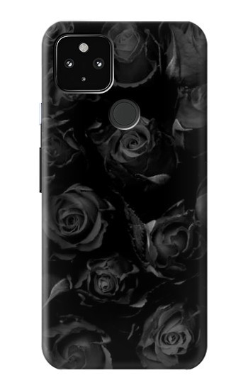 S3153 Black Roses Hülle Schutzhülle Taschen für Google Pixel 4a 5G