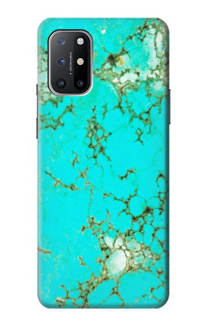 S2377 Turquoise Gemstone Texture Graphic Printed Hülle Schutzhülle Taschen für OnePlus 8T