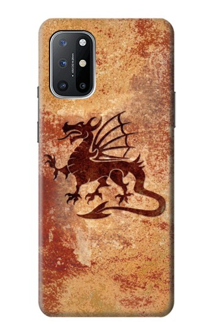 S2485 Dragon Metal Texture Graphic Printed Hülle Schutzhülle Taschen für OnePlus 8T