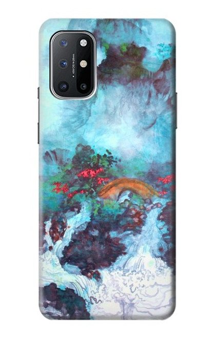 S2724 White Dragon Pool Lui Haisu Hülle Schutzhülle Taschen für OnePlus 8T