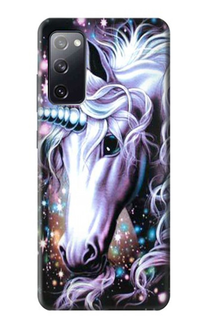 S0749 Unicorn Horse Hülle Schutzhülle Taschen für Samsung Galaxy S20 FE