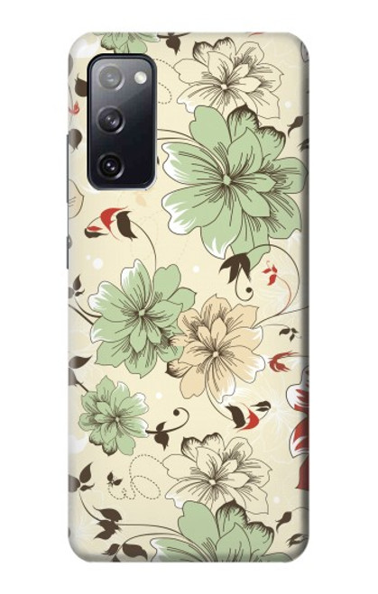 S2179 Flower Floral Vintage Art Pattern Hülle Schutzhülle Taschen für Samsung Galaxy S20 FE