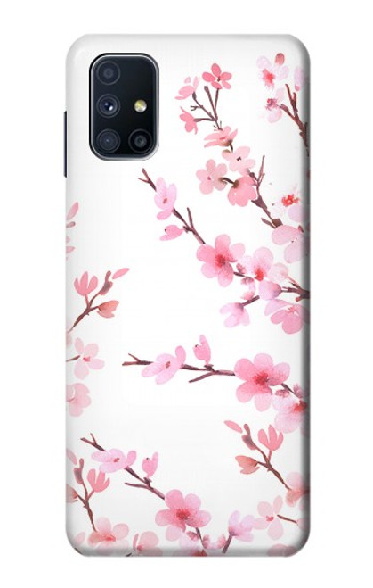 S3707 Pink Cherry Blossom Spring Flower Hülle Schutzhülle Taschen für Samsung Galaxy M51