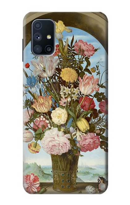 S3749 Vase of Flowers Hülle Schutzhülle Taschen für Samsung Galaxy M51