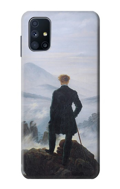 S3789 Wanderer above the Sea of Fog Hülle Schutzhülle Taschen für Samsung Galaxy M51