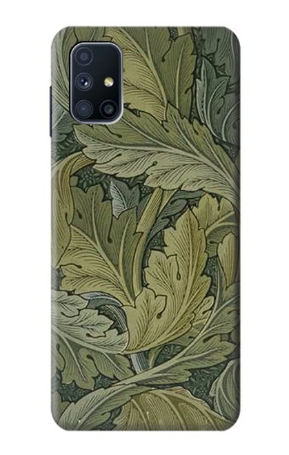S3790 William Morris Acanthus Leaves Hülle Schutzhülle Taschen für Samsung Galaxy M51