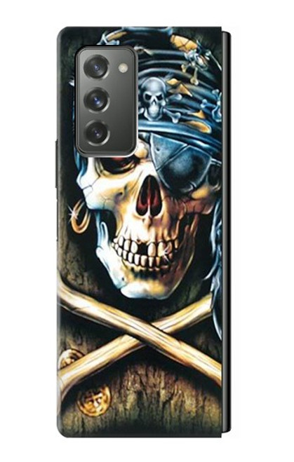 S0151 Pirate Skull Punk Rock Hülle Schutzhülle Taschen für Samsung Galaxy Z Fold2 5G