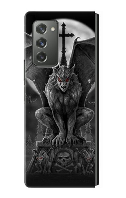 S0850 Gargoyle Devil Demon Hülle Schutzhülle Taschen für Samsung Galaxy Z Fold2 5G
