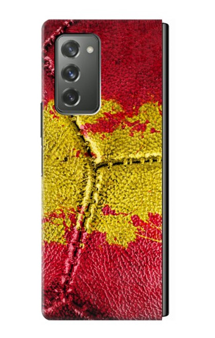 S3315 Spain Flag Vintage Football Graphic Hülle Schutzhülle Taschen für Samsung Galaxy Z Fold2 5G