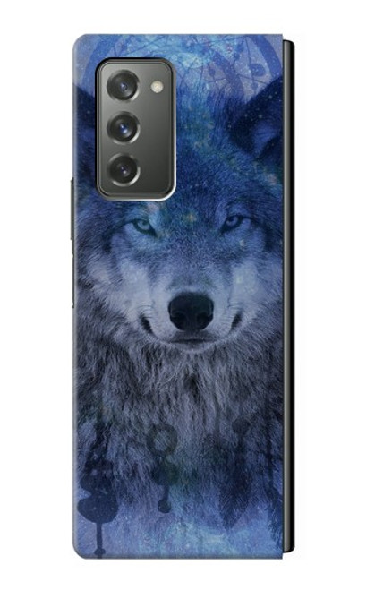 S3410 Wolf Dream Catcher Hülle Schutzhülle Taschen für Samsung Galaxy Z Fold2 5G