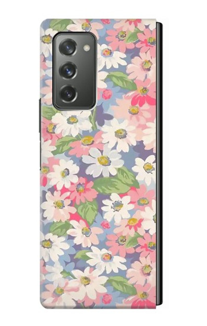 S3688 Floral Flower Art Pattern Hülle Schutzhülle Taschen für Samsung Galaxy Z Fold2 5G