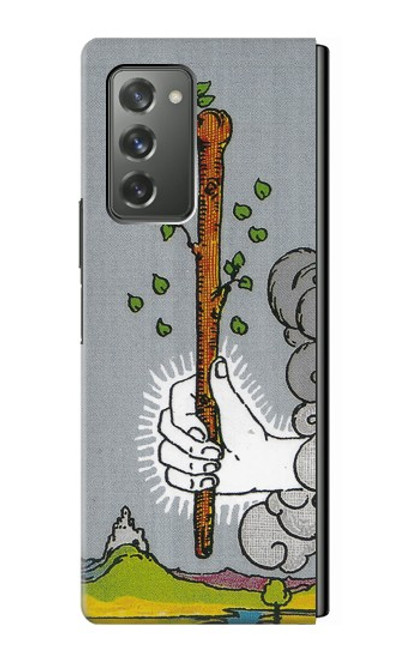 S3723 Tarot Card Age of Wands Hülle Schutzhülle Taschen für Samsung Galaxy Z Fold2 5G