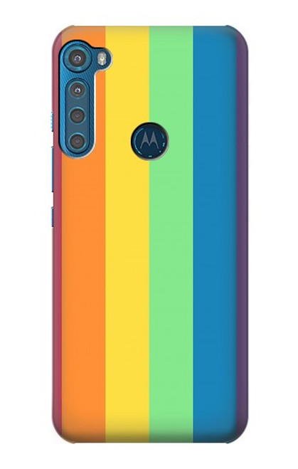 S3699 LGBT Pride Hülle Schutzhülle Taschen für Motorola One Fusion+