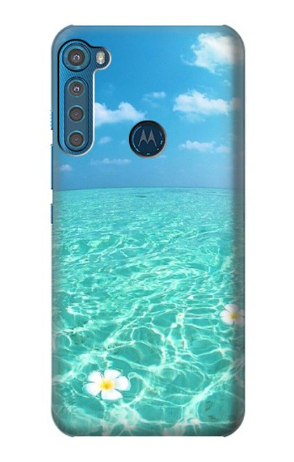 S3720 Summer Ocean Beach Hülle Schutzhülle Taschen für Motorola One Fusion+