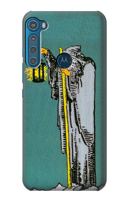S3741 Tarot Card The Hermit Hülle Schutzhülle Taschen für Motorola One Fusion+