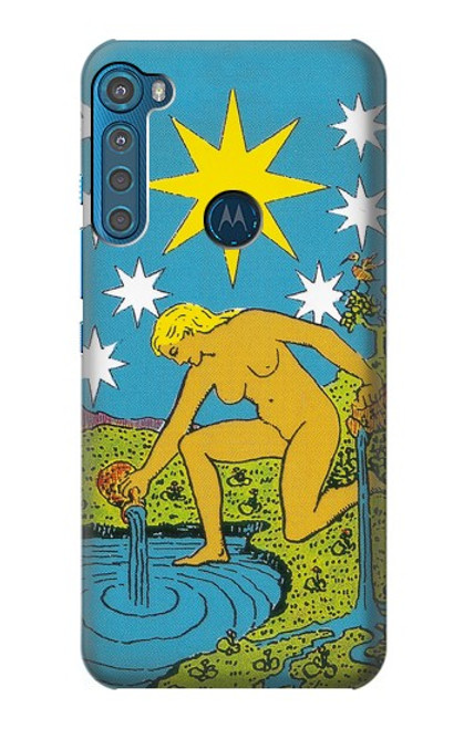S3744 Tarot Card The Star Hülle Schutzhülle Taschen für Motorola One Fusion+