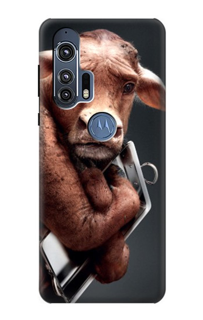S1271 Crazy Cow Hülle Schutzhülle Taschen für Motorola Edge+