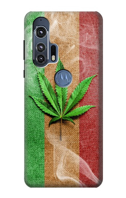 S2109 Marijuana Rasta Flag Hülle Schutzhülle Taschen für Motorola Edge+